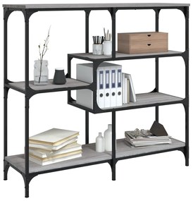 Tavolo consolle grigio sonoma 103x32x95 cm in legno multistrato