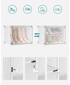 Scaffale modulare con scomparti BOXIFY bianco