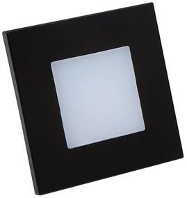 Emithor 48335 - Luce LED da incasso STEP LIGHT LED/1W/230V nera