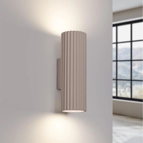 Brilagi - Applique LED CRESTO 2xGU10/10W/230V 20 cm taupe