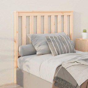 Testiera per letto 106x6x101 cm in legno massello di pino