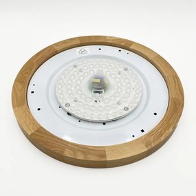 Brilagi - Plafoniera LED BELLADONNA LED/36W/230V Ø 40 cm crema/rovere