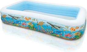 Intex - Piscina per Famiglia Swim Center 305x183x56 cm Design Marino