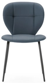 Set di sedie da pranzo grigio scuro 2 pz Maura - Marckeric