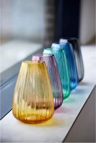 Vaso in vetro blu scuro Kusintha - Bitz