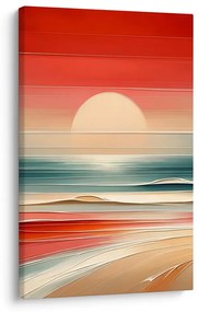 Quadro su tela – Spiagge sabbiose nella luce calda