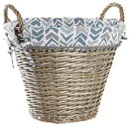 Cestino DKD Home Decor 44 x 44 x 42 cm Poliestere vimini