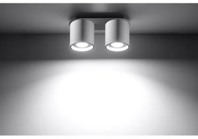 Sollux SL.0056 - Faretto ORBIS 2 2xGU10/40W/230V bianco