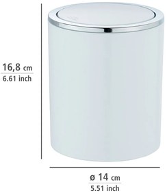 Cestino bianco , 2 l Inca - Wenko