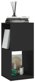 Armadietto Girevole Nero 34,5x34,5x75,5 cm Truciolato