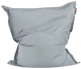 Poltrona sacco impermeabile nylon grigio chiaro 140 x 180 cm FUZZY Beliani