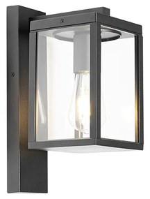 Lanterna da parete per esterni industriale nera IP44 - Charlois