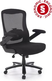 Sedia da ufficio Cyborg nera – 80x74x111-117 cm