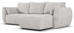 Divano angolare grigio chiaro (angolo destro) Matera - Cosmopolitan Design