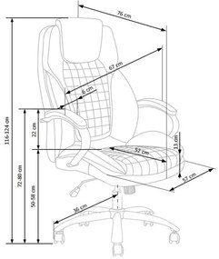 Sedia da ufficio CALMARA nera