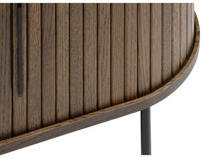 Tavolo TV marrone in rovere 120x56 cm Nola - Unique Furniture