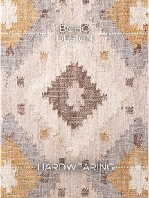 Tappeto color crema in iuta tessuto a mano 120x170 cm Roya Imani – Elle Decoration