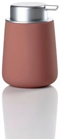 Dispenser di sapone in porcellana rosso chiaro 250 ml Nova - Zone