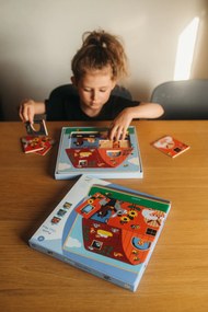 Gioco di incastro su tre livelli - In fattoria