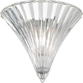 Ideal Lux - Applique da parete SANTA 1xE14/40W/230V trasparente