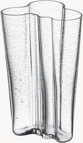 Vaso in vetro soffiato Aalto, alt. 20 cm