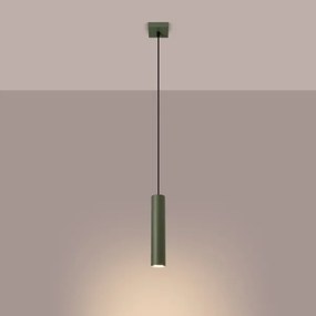 Sollux SL.1484 - Lampadario a sospensione con filo LAGOS 1xGU10/10W/230V verde