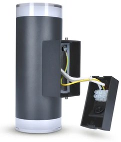 Brilagi - Applique da esterno MATERA 2xGU10/30W/230V antracite IP54