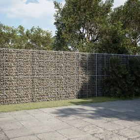 Cesto Gabbione Con Copertura 600x50x200 Cm İn Ferro Zincato /