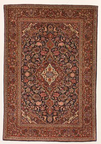Kashan Tappeto persiano 200 x 140 (Iran) Annodato A Mano