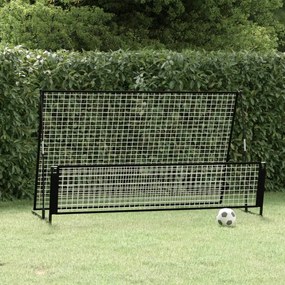 Porta Da Calcio A Rimbalzo 2 İn 1 202x104x120 Cm İn Acciaio /