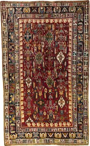 Shiraz Tappeto persiano 160 x 260 Rosso (Iran) Annodato A Mano
