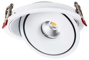 V-TAC Faretto LED COB da Incasso Rotondo 12W 120*43mm Colore Bianco 3in1 SKU-10579