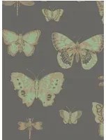 Tapete Butterflies & Dragonflies von Cole & Son - Charcoal