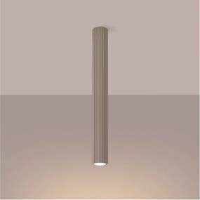 Faretto grigio tortora in metallo Gleam – Sollux