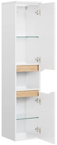 Mobile bagno alto sospeso bianco 30x141 cm Set 857 - Pelipal