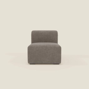BonBon modulo centrale 70 cm – Poltrona o elemento componibile in tessuto smacchiabile T23 talpa