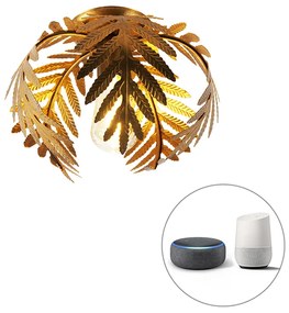 Lampada da soffitto vintage oro 24 cm incl. WiFi ST64 - Botanica