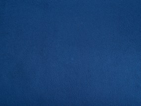 Chaise longue in tessuto velluto blu cobalto lato destro BIARRITZ Beliani