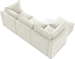 Divano angolare beige (con penisola a sinistra/con chaise lounge) Manao – Makamii