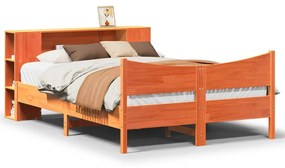 Letto senza materasso marrone cera 140x190 cm in legno di pino