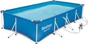 Piscina rettangolare Steel Pro 400x211x81 cm