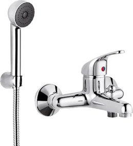 Miscelatore Vasca Esterno Oioli Venezia Cromato + Set Doccetta