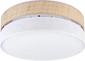 Plafoniera LED SIRJA BOHO LED/36W/230V Ø 45 cm beige/bianco