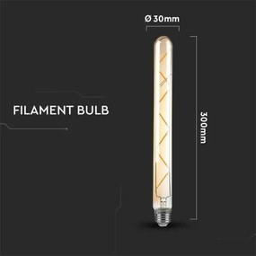 Lampadina LED FILAMENT T30 E27/7W/230V 2200K