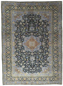 Kashan Tappeto persiano 260 x 350 Blu (Iran) Annodato A Mano