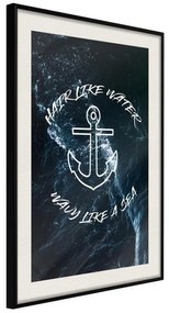 Poster  Sailors' Loved One  Cornice Quadri Cornice nera con pass-partout, Larghezza x Altezza Home decor 20x30