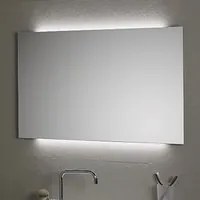 Specchio da bagno cm 100x80 koh-i-noor modello AMBIENTE LED con retro illuminazione