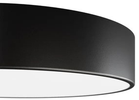 Plafoniera LED CLEO 96W 230V 3000K Ø80 cm nera