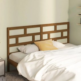 Testiera Per Letto Ambra 186x4x100 Cm İn Legno Massello Di Pino /