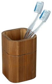 Tazza in bambù marrone per spazzolini da denti Serro - Wenko